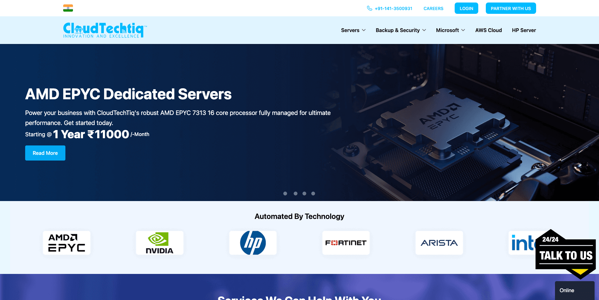 Screenshot of the Internal Team Product (CloudTechtiq) project